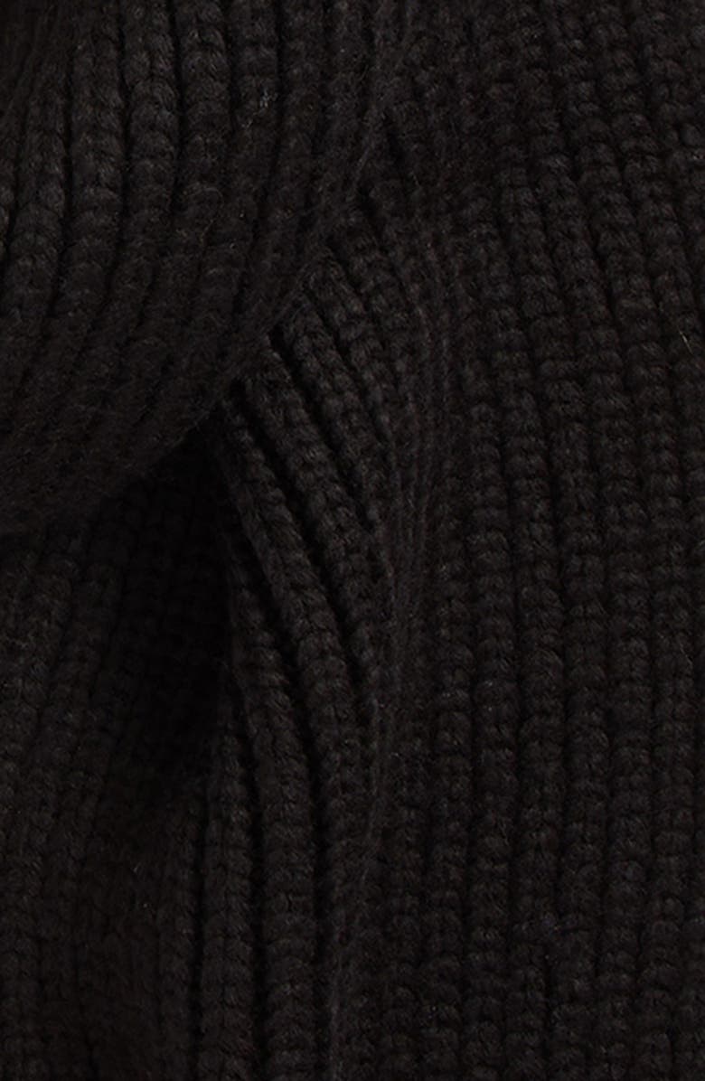 UGG<sup>®</sup> Chunky Rib Scarf, Alternate, color, Black