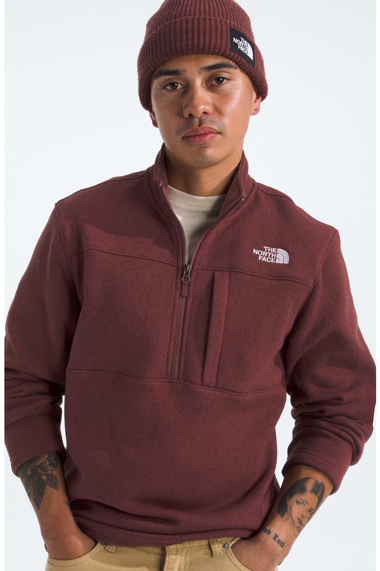 Gordon Lyons Half Zip Fleece Pullover, Alternate, color, SUMAC HEATHER