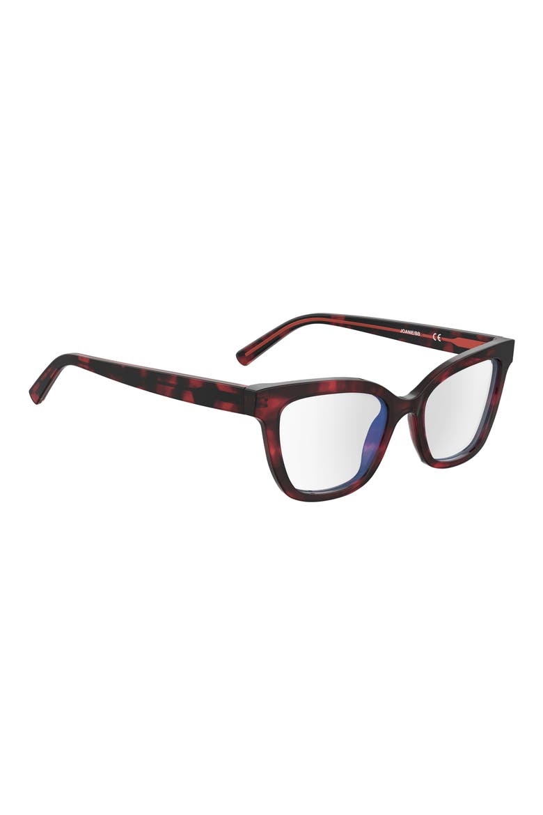 joanie 52mm reading glasses, Alternate, color, RED HAVANA