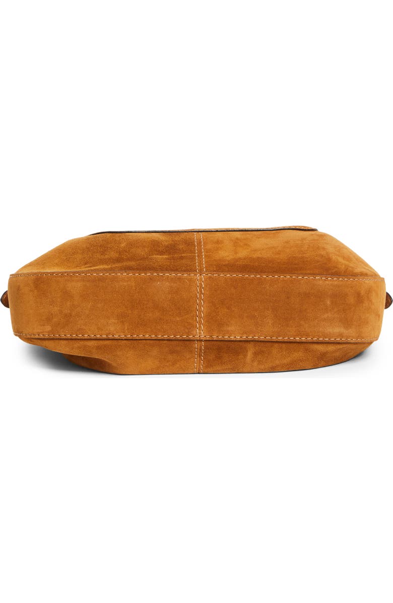 Isabel Marant Altay Suede Hobo Bag, Alternate, color, Cognac