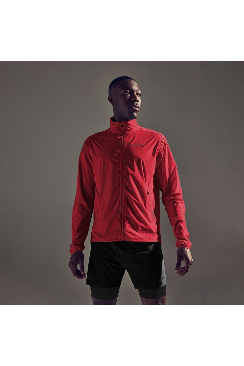 Concurve 3d Graphic Windbreaker - Men's, Alternate, color, Utility Red