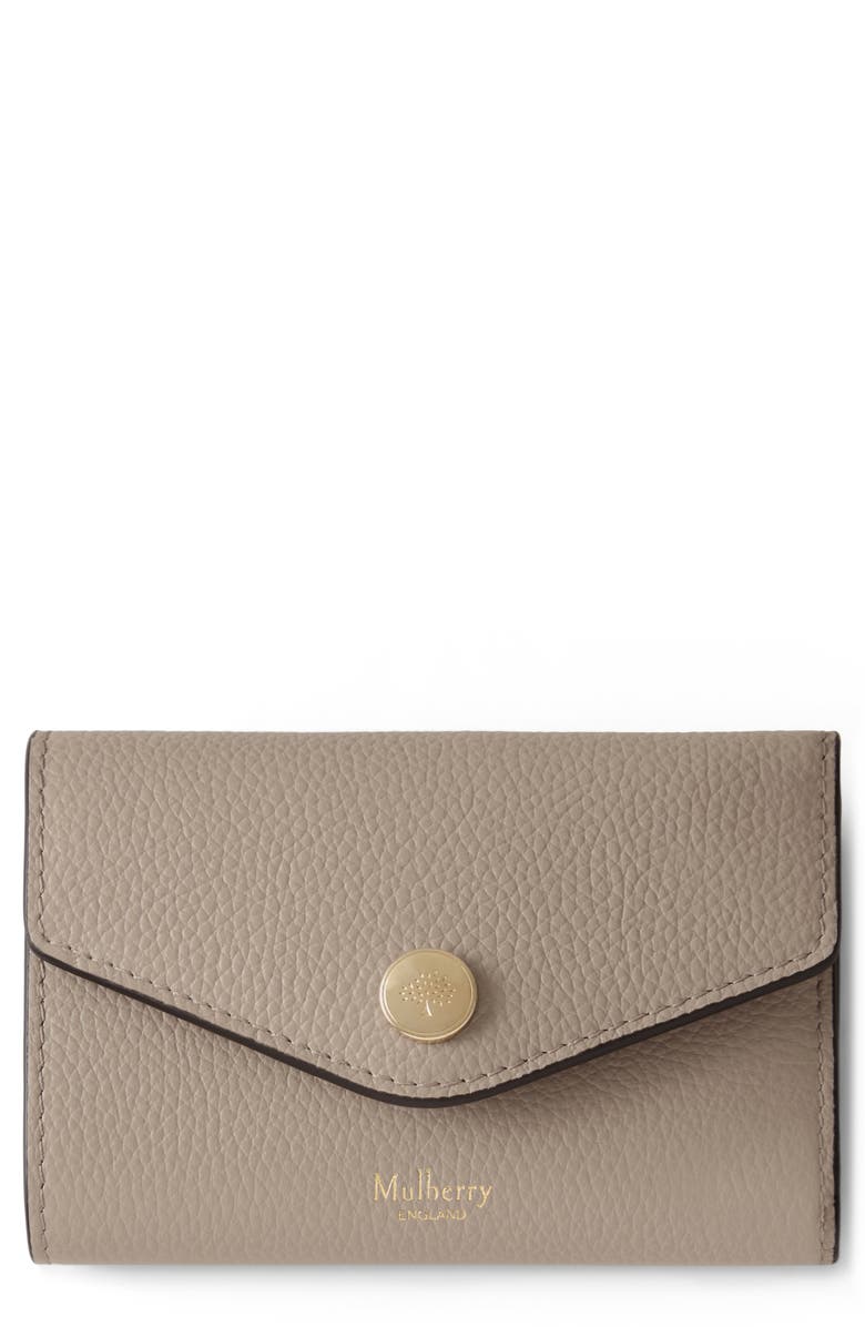 Mulberry Folded Multi-Card Wallet, Main, color, Cashmere Taupe