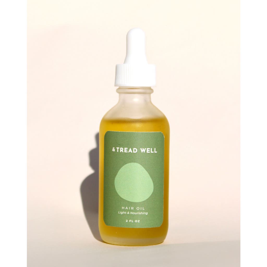& Tread Well Hair Oil In Yellow