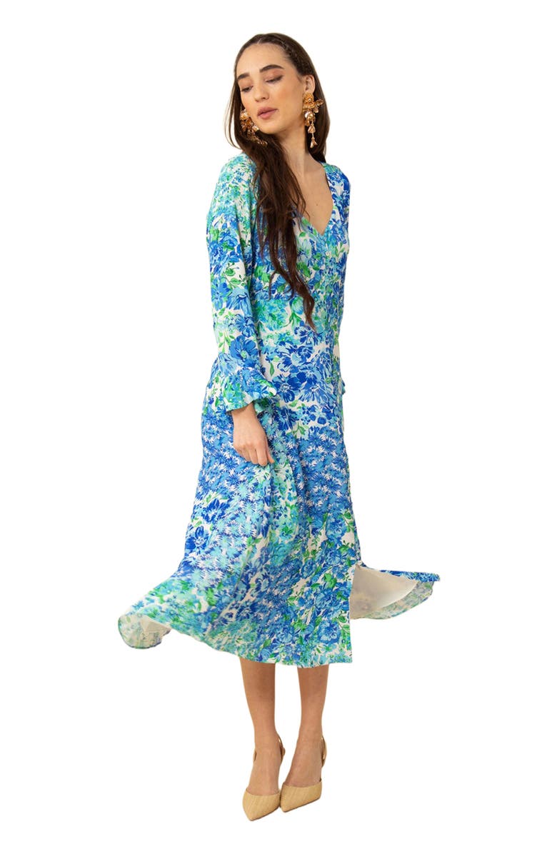 Hale Bob Rylee Midi Dress, Alternate, color, 