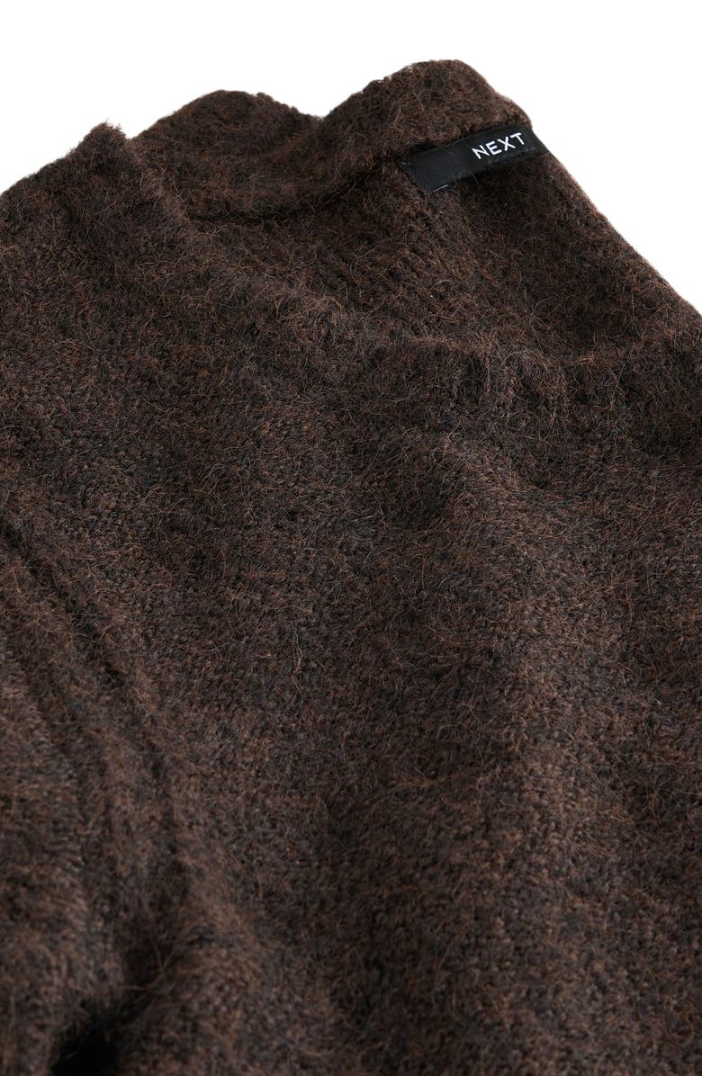 NEXT Scoop Neck Sweater, Alternate, color, Brown