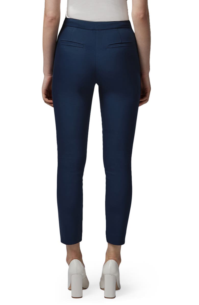 LK Bennett Evan Slim Fit Ankle Pants, Alternate, color, Navy