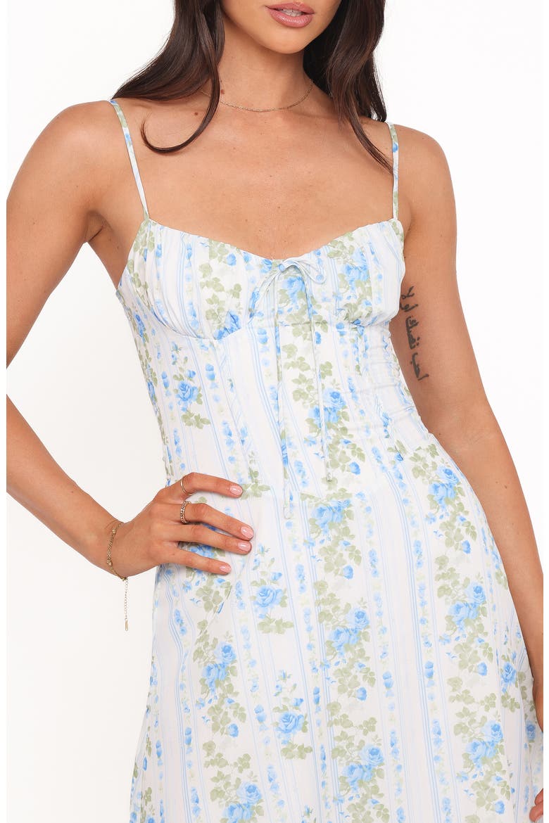 Florencia Midi Dress, Alternate, color, BLUE FLORAL