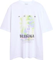 Balenciaga Medium Fit The Window Graphic T-Shirt