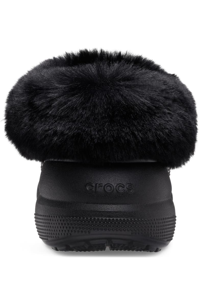 CROCS Classic Furever Crush Faux Shearling Lined Clog, Alternate, color,