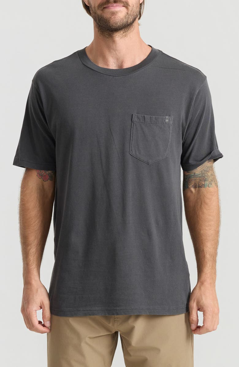 Roark Made to Fade Pocket T-Shirt, Main, color, Washed Bla
