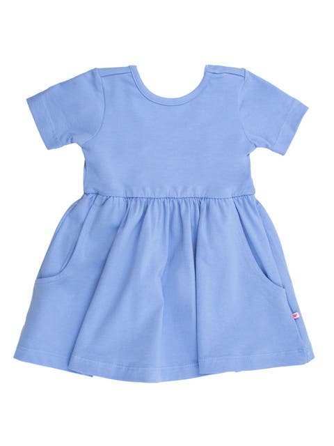 Knit Short Sleeve Twirl Dress