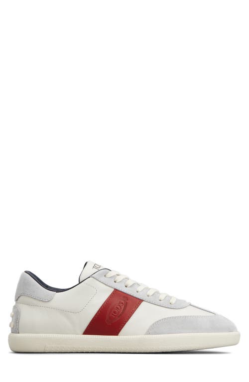 Tod's Men's Allacciata T Cassetta Leather Sneakers In White
