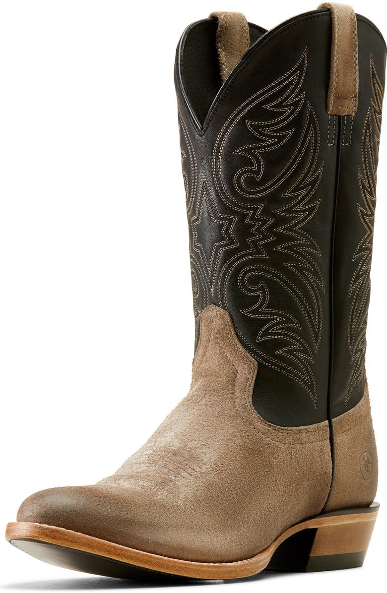 Ariat Bankroll Western Boot, Alternate, color, Smokey Roughout