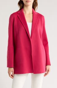 Theory Open Front Wool Blend Blazer