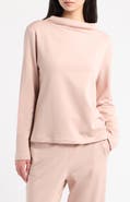 Eileen Fisher Funnel Neck Long Sleeve Top