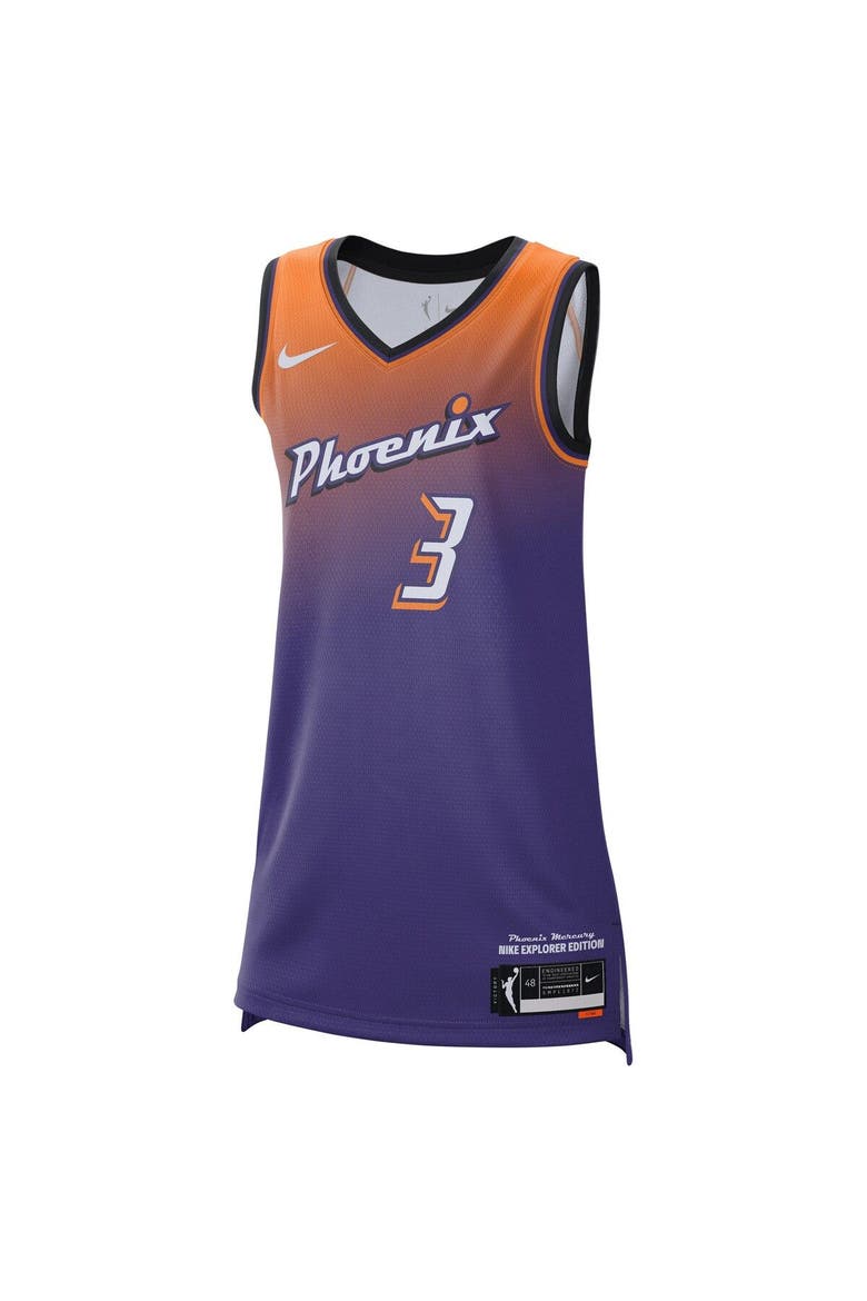 Unisex Nike Diana Taurasi Purple Phoenix Mercury Explorer Edition Victory Jersey, Alternate, color, Purple