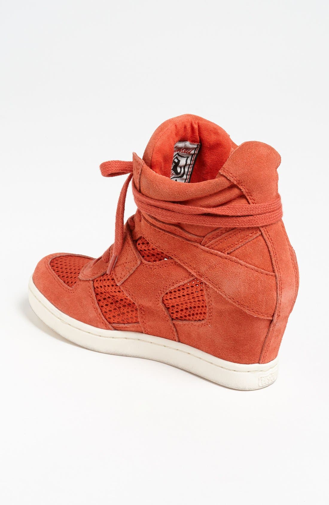 'Cool Mesh' Wedge Sneaker, Alternate, color, CORAL/ CORAL