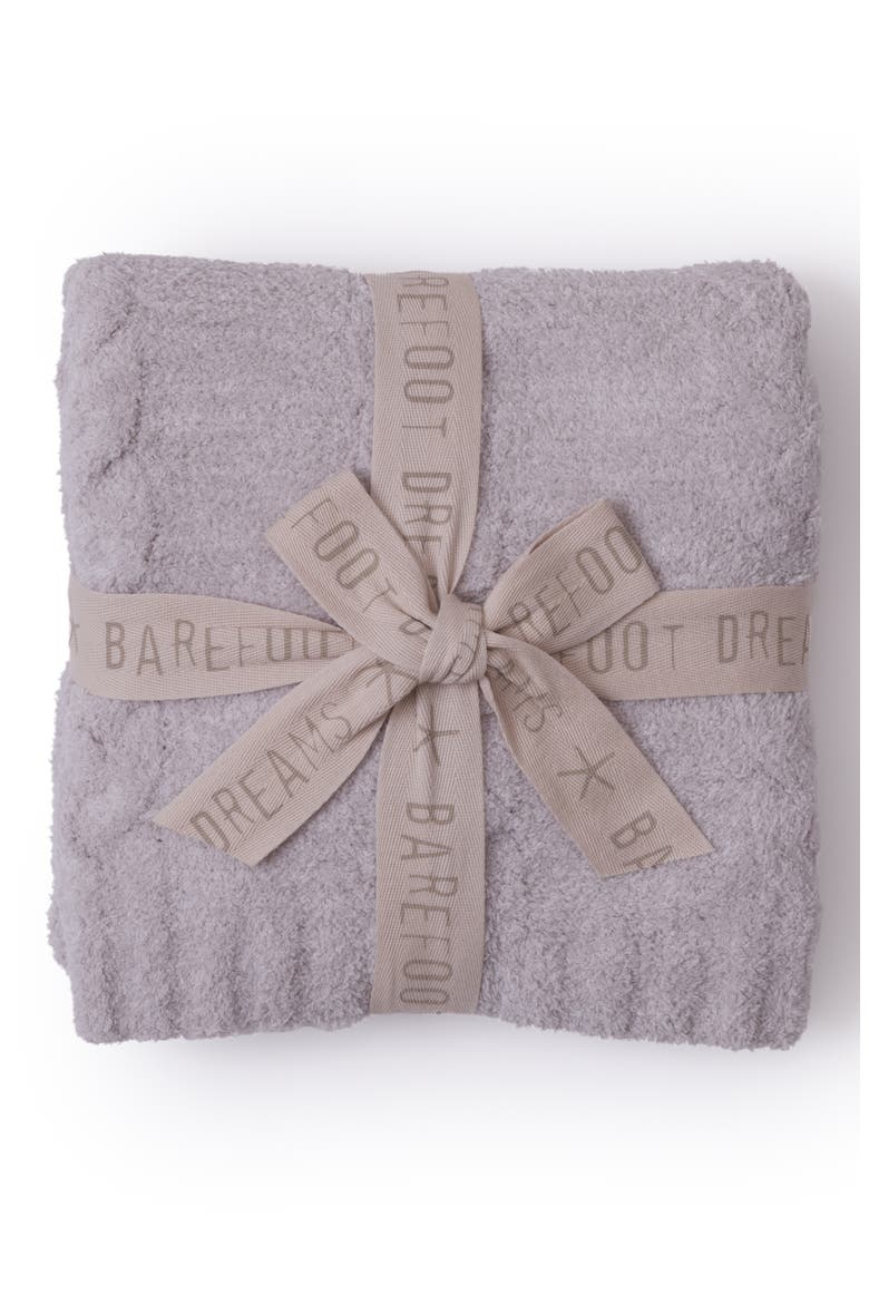 CozyChic® Cable Receiving Blanket, Main, color, HE ALMOND-SANDSTONE