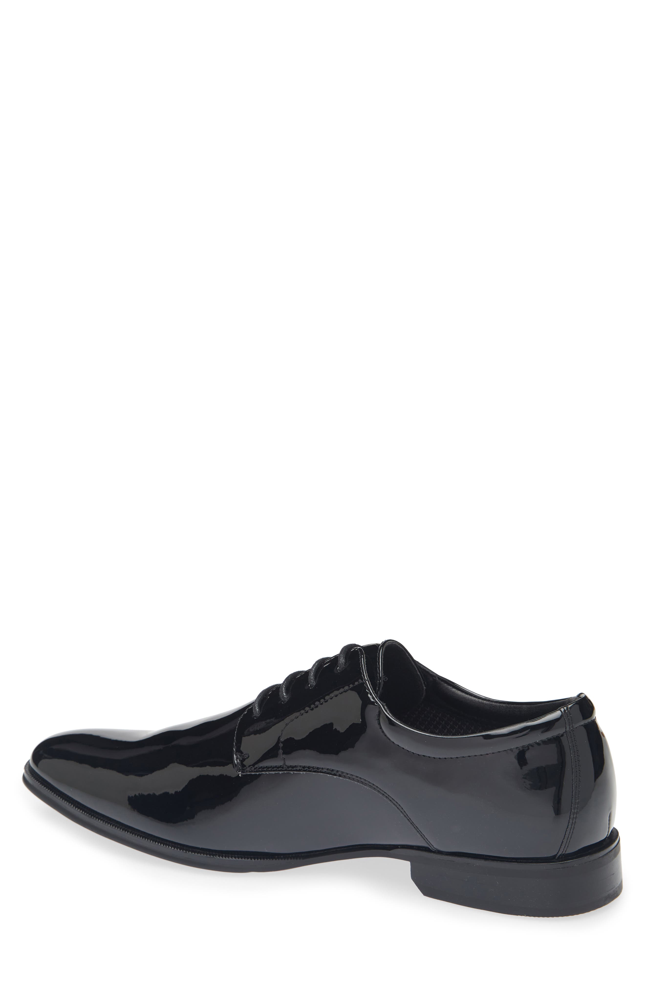Rush by Gordon Rush Plain Toe Derby, Alternate, color, Black Patent