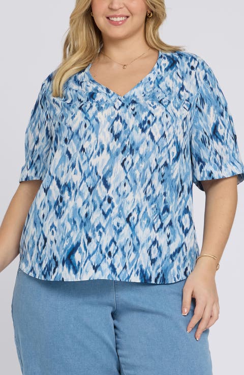 Charming Floral Top (Plus Size)