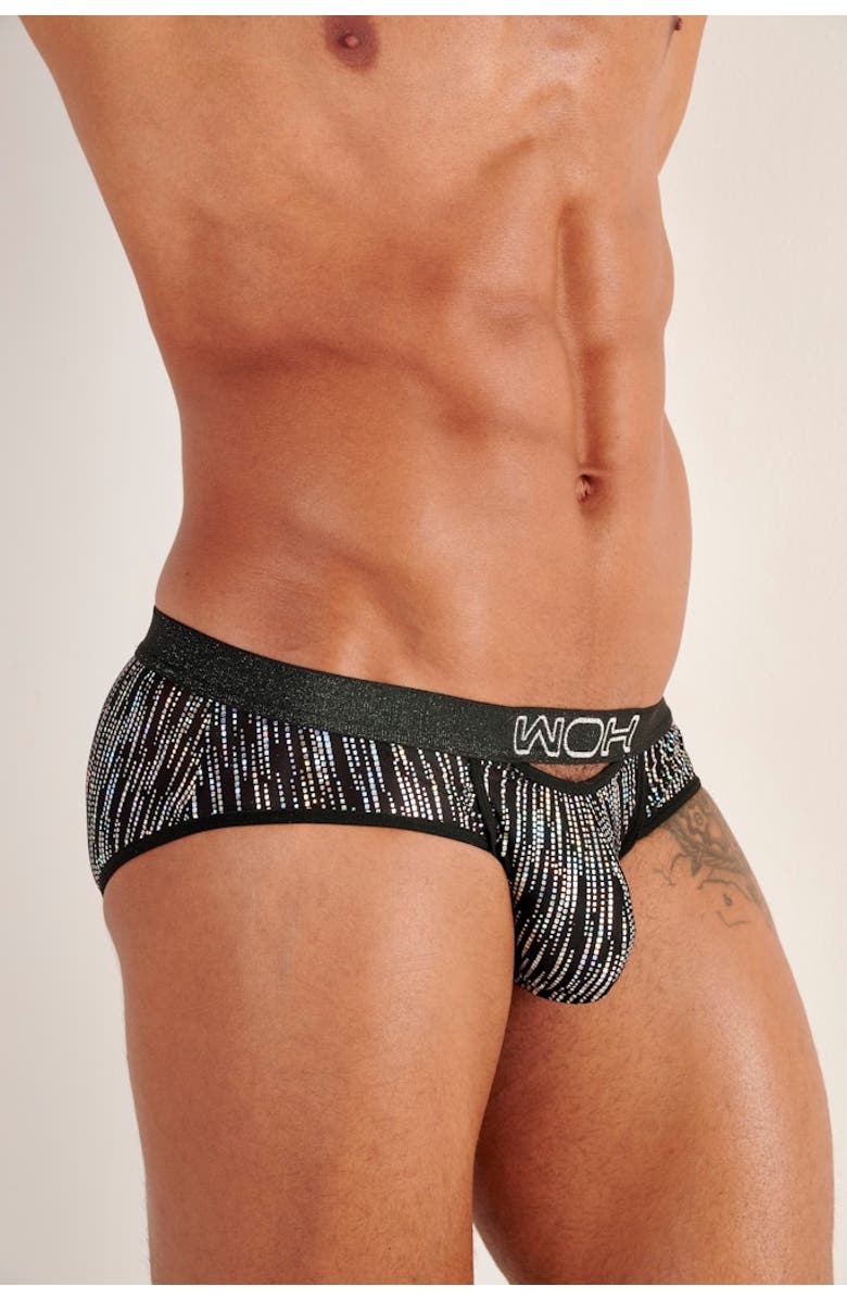 HOM Pure Seduction Mini Briefs, Alternate, color, Black