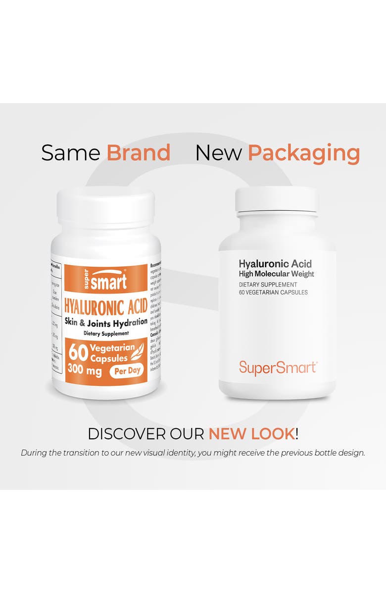 SuperSmart Hyaluronic Acid Supplement, Alternate, color, NO COLOR