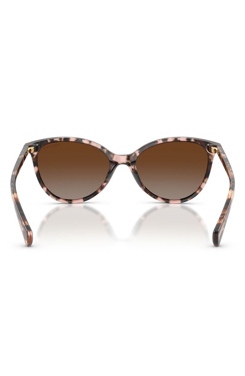 Ralph Lauren 57mm Polarized Phantos Sunglasses, Alternate, color, Rose Havana / Brown Polar