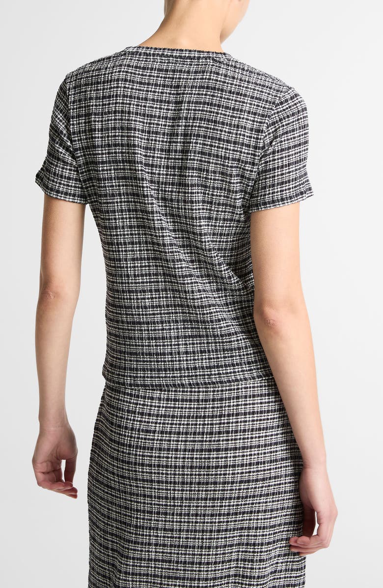 Vince Short Sleeve Crewneck Top, Alternate, color, Eclipse Combo