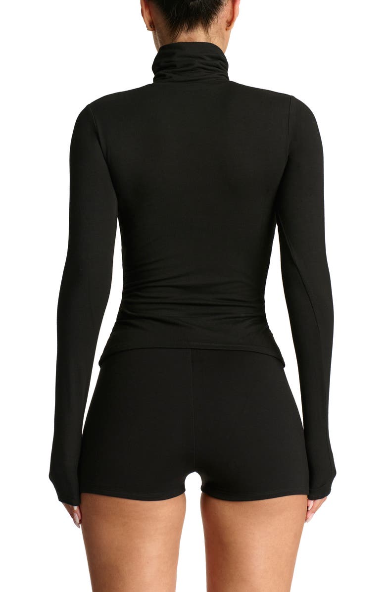 Naked Wardrobe Butter Turtleneck Top, Alternate, color,