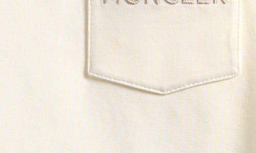 Moncler Kids' Trompe L'oeil Graphic Pocket T-shirt In White