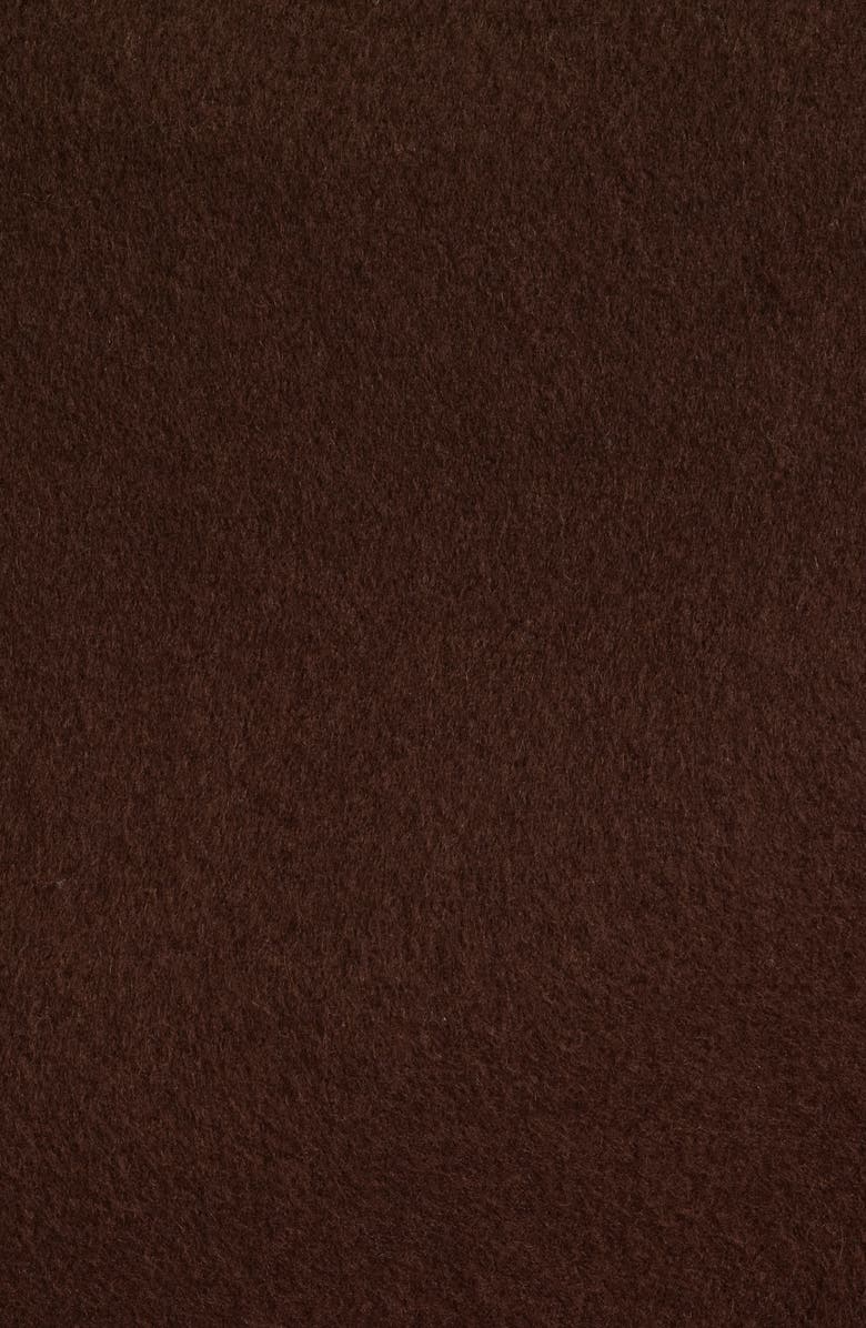 Burberry Wool & Cashmere Reversible Cape, Alternate, color, Treacle Brown