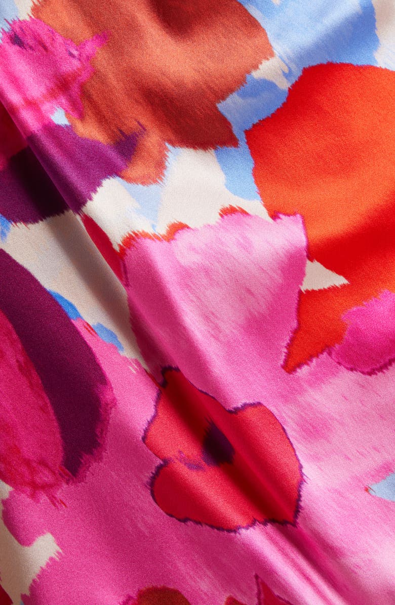 Ramy Brook Kit Floral Print Strapless Minidress, Alternate, color, 