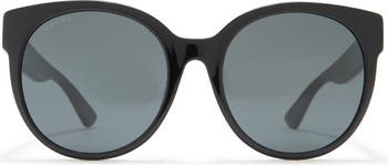 56mm Round Sunglasses