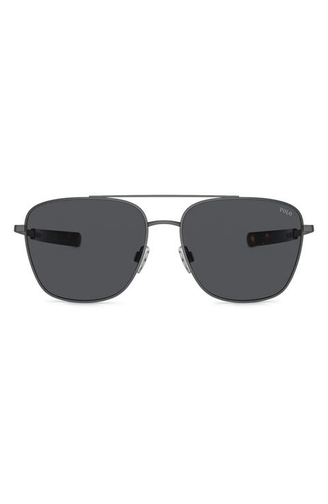 59mm Pilot Sunglasses
