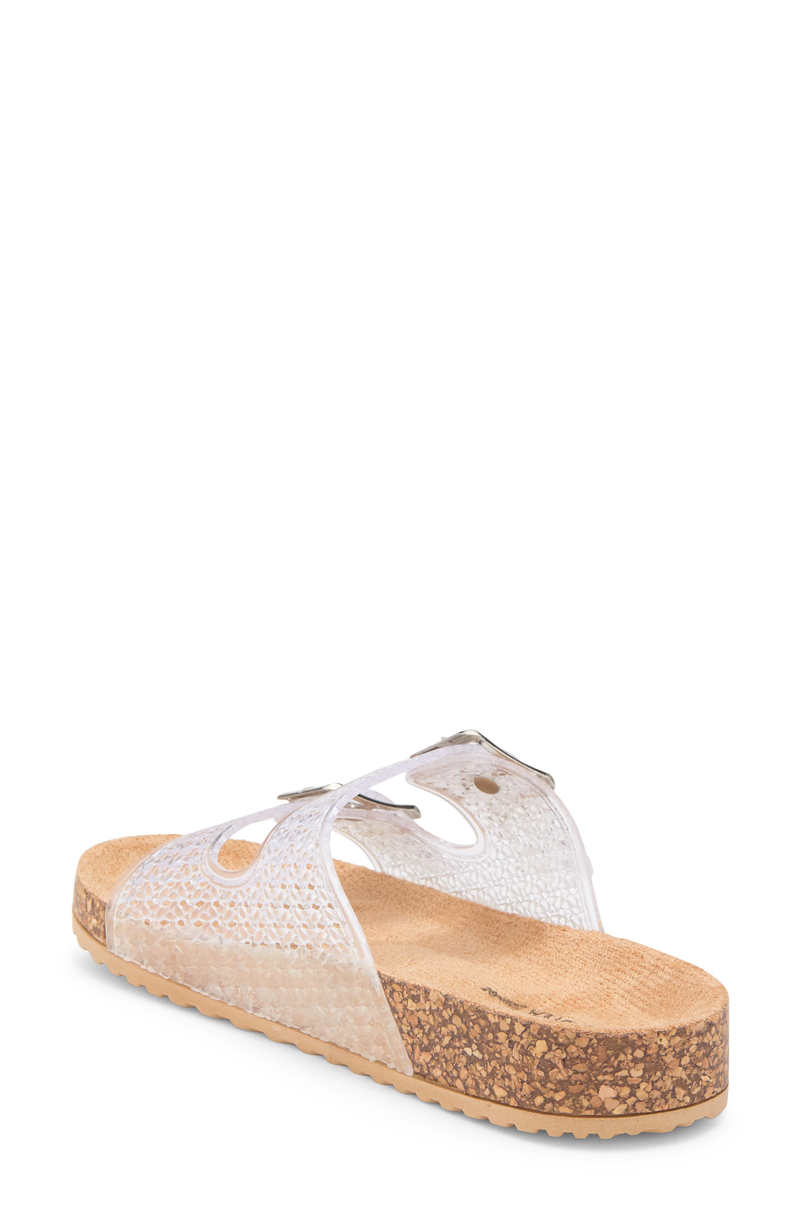 Audrina Sandal, Alternate, color, CLEAR