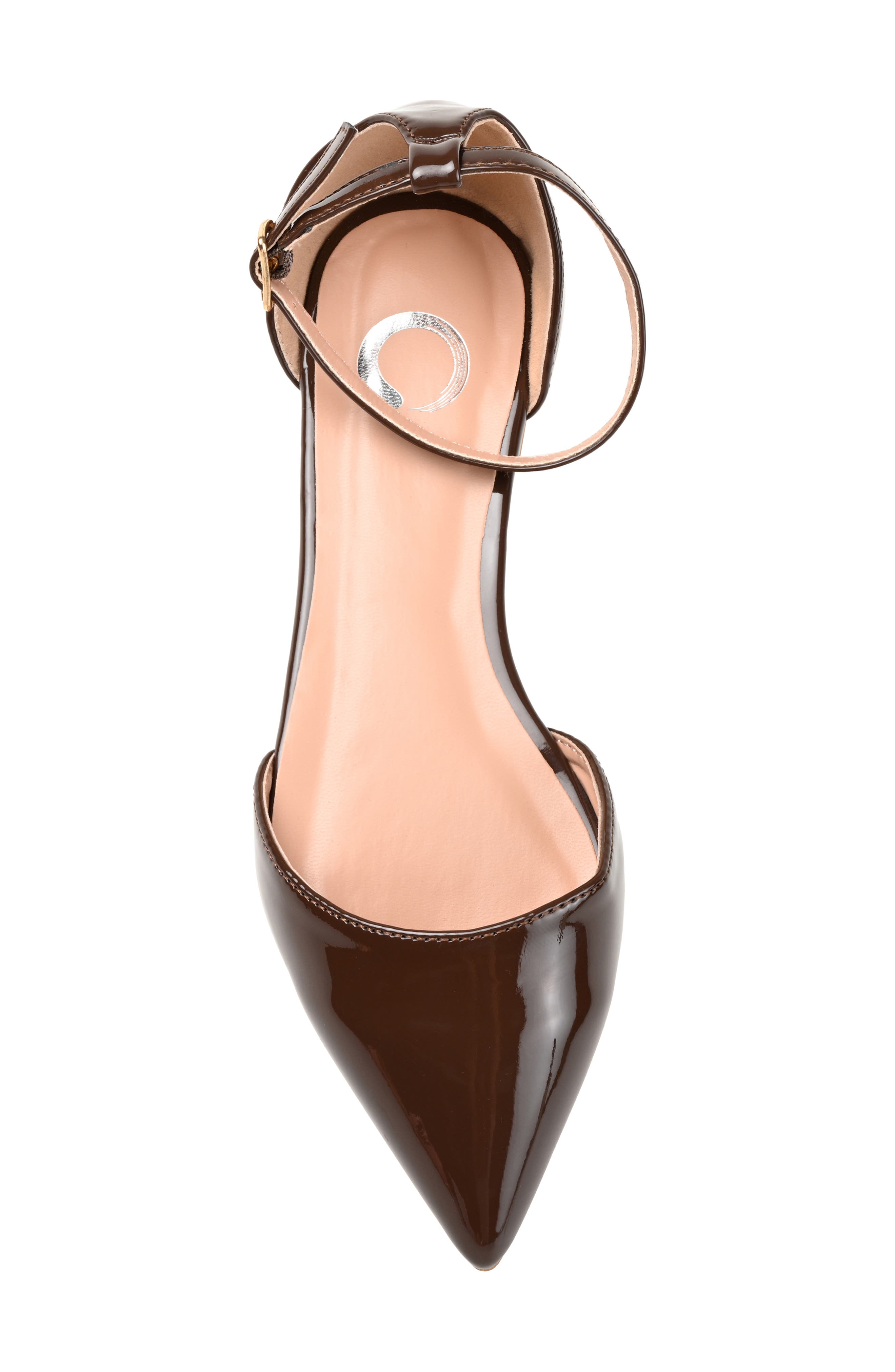 Journee Collection Reba Flat - Wide Width, Alternate, color, Brown