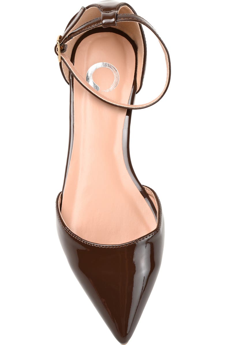 Journee Collection Reba Flat - Wide Width, Alternate, color, Brown