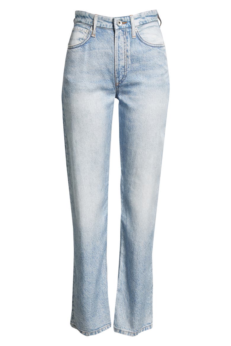 Alex Liquid High Waist Straight Leg Tromp L'oeil Pants, Alternate, color, LUNA