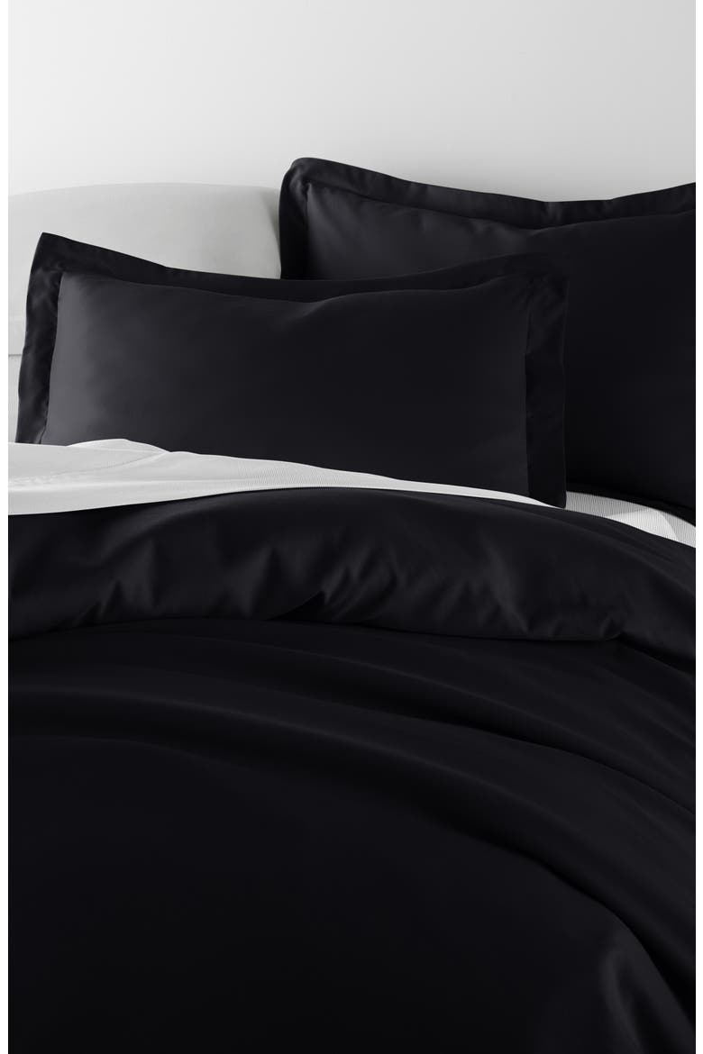 Bundle Duvet Set, Alternate, color, BLACK