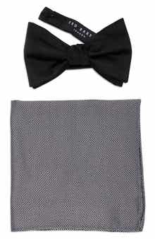 Ted Baker London Bow Tie & Pocket Square Box Set