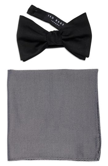 TED BAKER TED BAKER LONDON BOW TIE & POCKET SQUARE BOX SET 