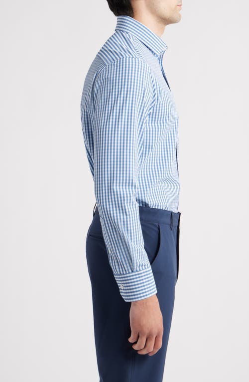 Mizzen + Main Mizzen+main Leeward Trim Fit Check Stretch Button-up Shirt