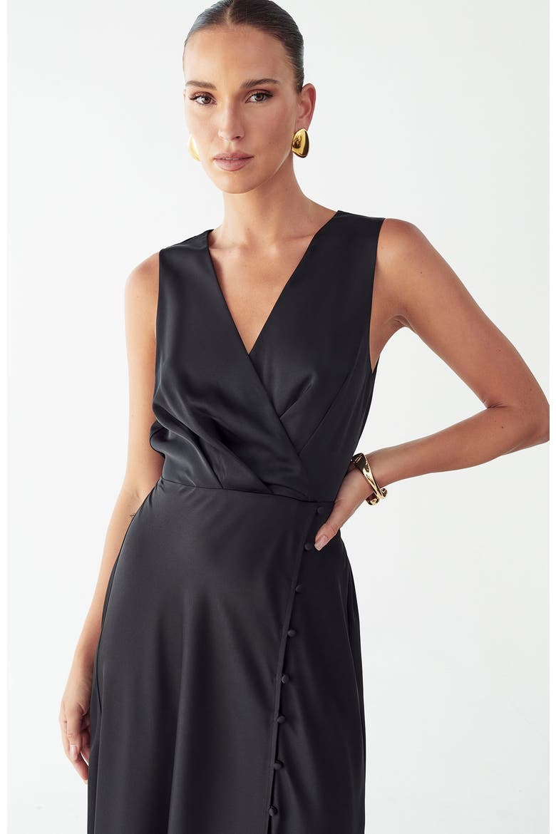 Esme Midi Dress, Alternate, color, Black