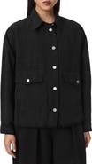 AllSaints Hettie Linen Blend Shacket