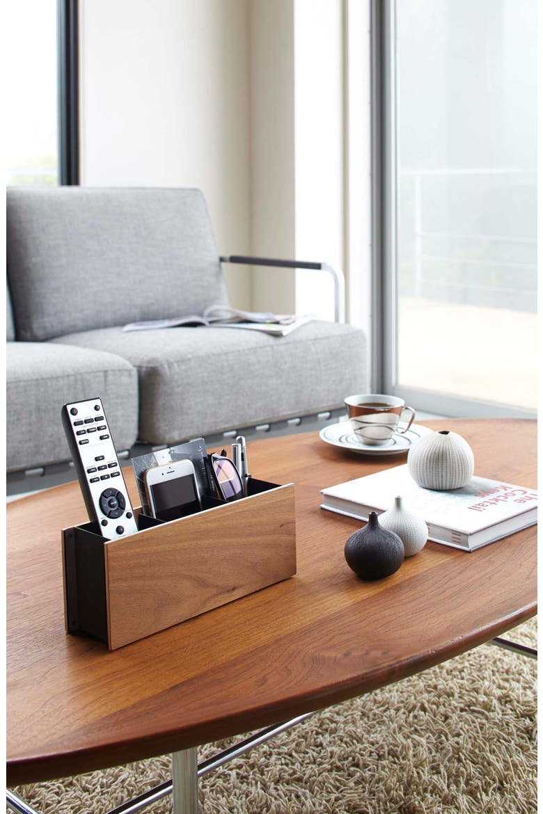 Desk Organizer Caddy, Alternate, color, WALNUT