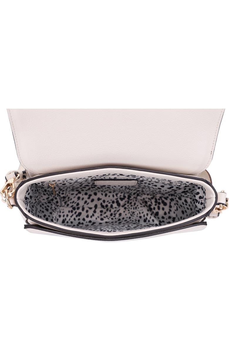 Mali + Lili Kiana Recycled Vegan Leather Crossbody Bag, Alternate, color, Ivory