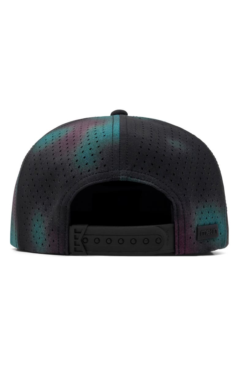 Melin Coronado Brick Aura Hydro Performance Snapback Hat, Alternate, color, Northern Aura