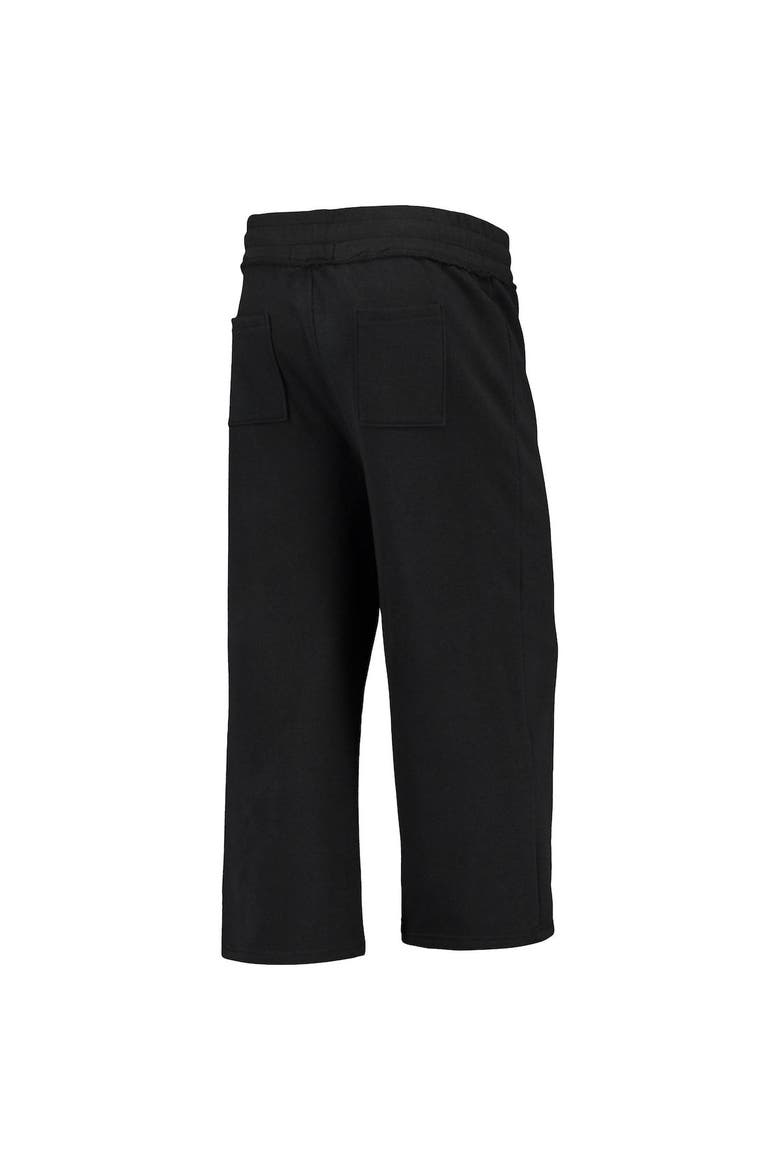 Women's Junk Food Black Las Vegas Raiders Cropped Pants, Alternate, color, Black