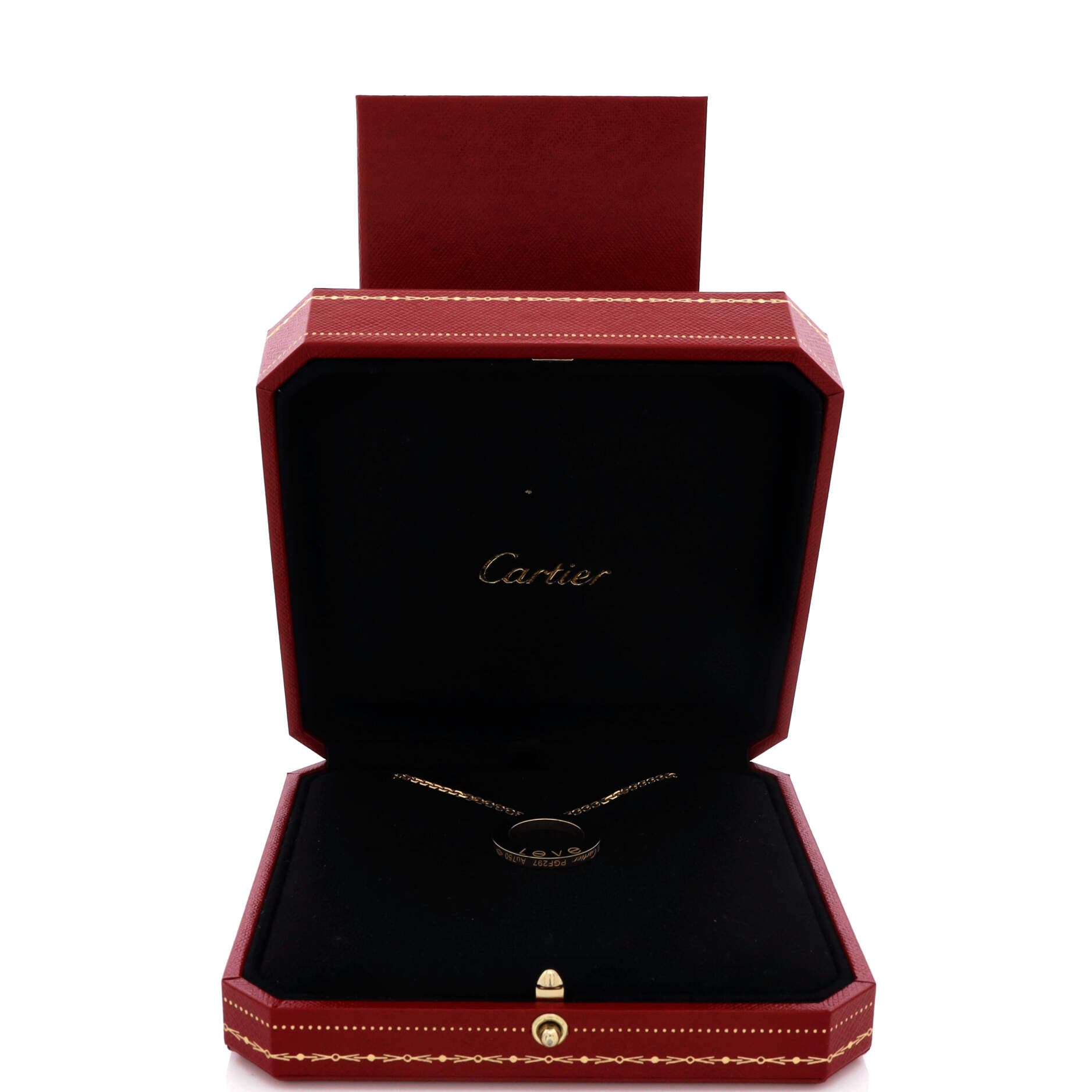 3 Diamonds Love Pendant Necklace 18K Yellow Gold and Diamonds, Alternate, color, Metallic Gold