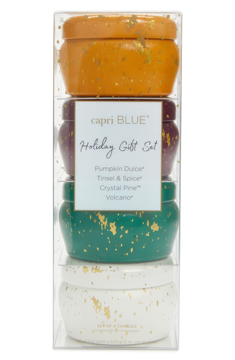 Capri Blue Glimmer Holiday Candles Gift Set, Main, color, Holiday